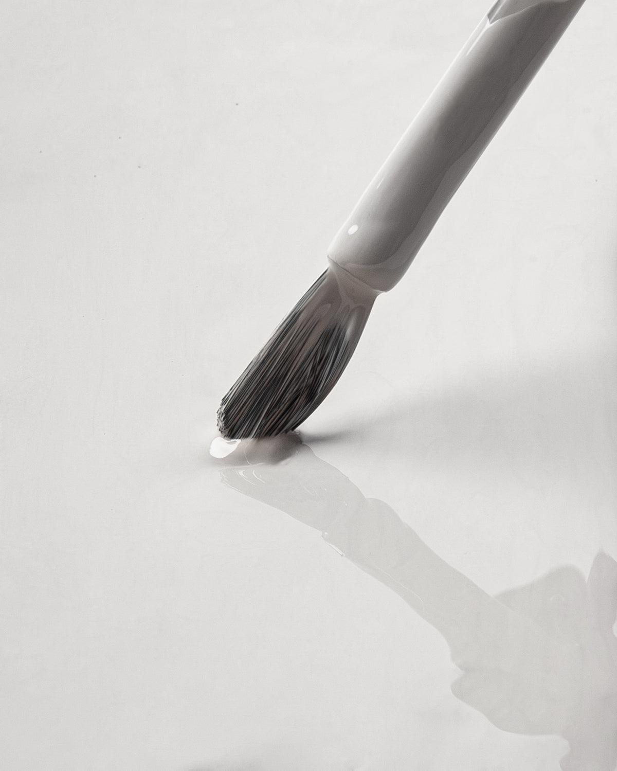 A Winter's Day color on a Nail Polish Brush