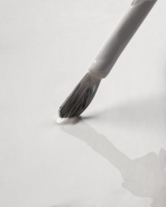 A Winter's Day color on a Nail Polish Brush